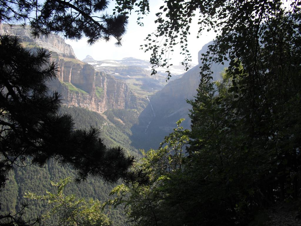 uitzichten over de canyon van Ordesa, de Monte Perdido