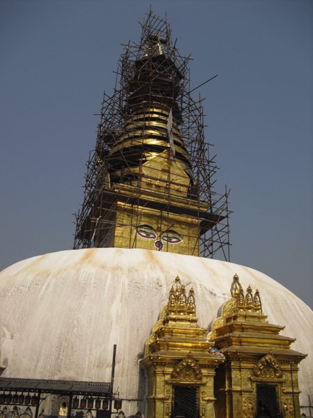 stupa van Swayambhunath Nepal