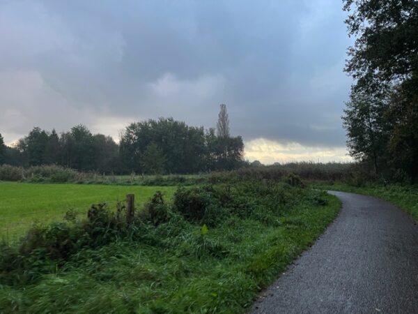 De regen komt eraan