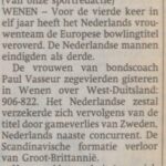 1990.07.09 Parool Europese titel bowlingteam